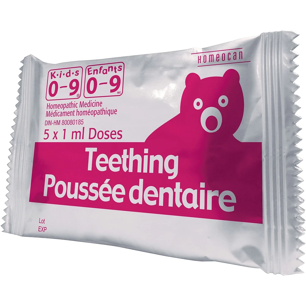 Kids 0-9 Teething Unit Doses
