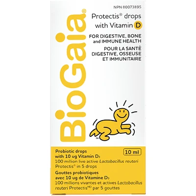 BioGaia Probiotic Drops with Vitamin D 10mL