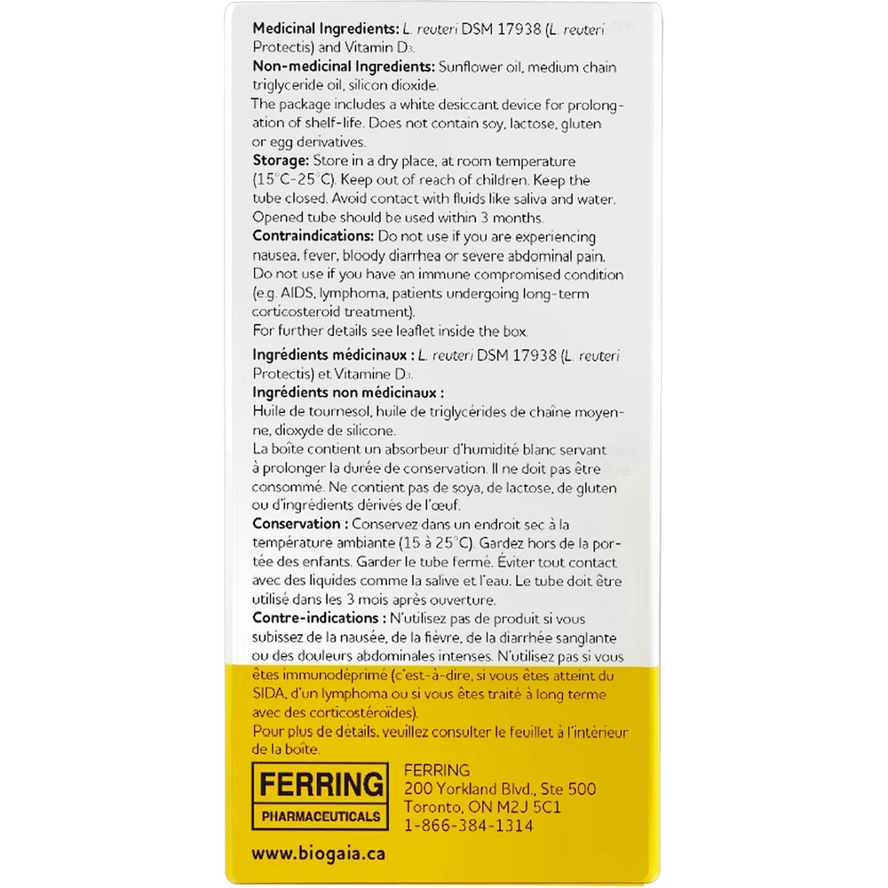 BioGaia Probiotic Drops with Vitamin D 10mL