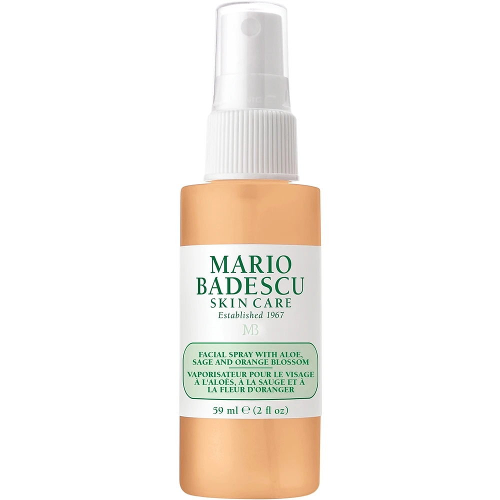 Facial Spray with Aloe, Sage & Orange Blossom 59ml