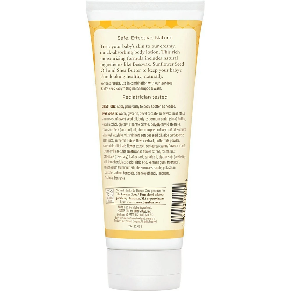 Burt’s Bees Baby Original Nourishing Lotion, 170g
