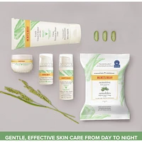 Sensitive Solutions Gentle Facial Cream Cleanser, Daily Face Wash for Sensitive Skin with Aloe, 98.9% Natural Origin, Developed with Dermatologists