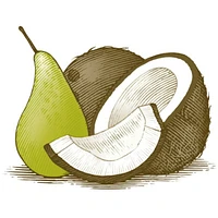 100% Natural Origin Moisturizing Lip Balm, Coconut & Pear