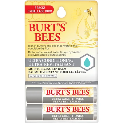 100% Natural Origin Lip Balm, Ultra Conditioning with Kokum Butter