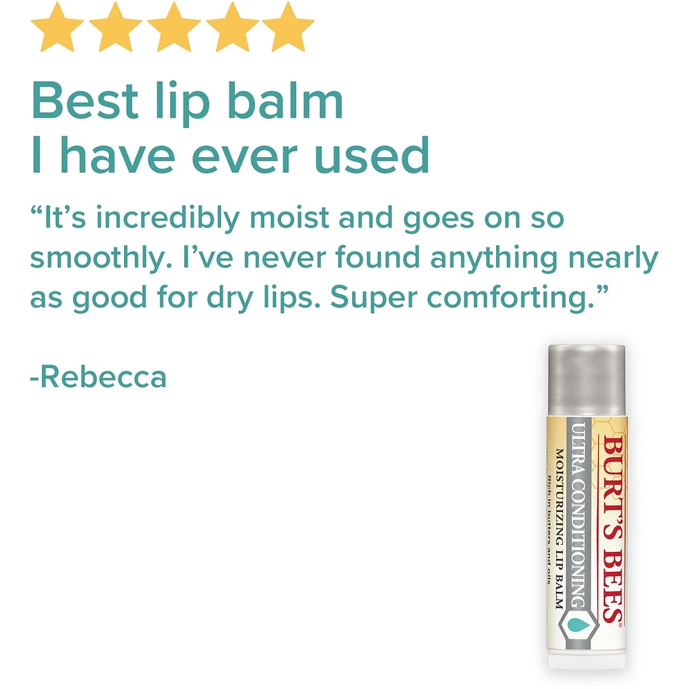 100% Natural Origin Lip Balm, Ultra Conditioning with Kokum Butter