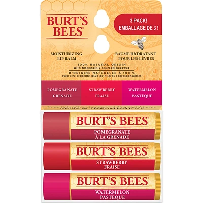 100% Natural Origin Lip Balm, Fruit Mix