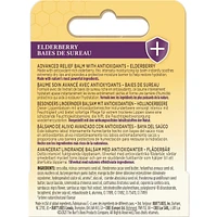 100% Natural Origin Advanced Relief Lip Balm with Beeswax and Antioxidant-Rich Elderberry