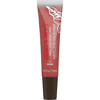 Burt's Bees Shea + Hyaluronic Acid Red Dahlia Plumping Lip Serum, Natural Origin Lip Care, 1 Tube