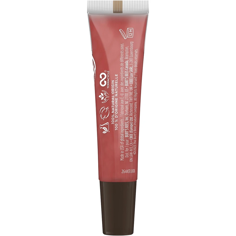 Burt's Bees Shea + Hyaluronic Acid Red Dahlia Plumping Lip Serum, Natural Origin Lip Care, 1 Tube