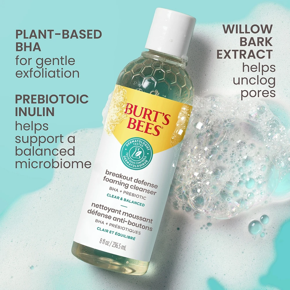 Clear and Balanced Breakout Defense Foaming Cleanser