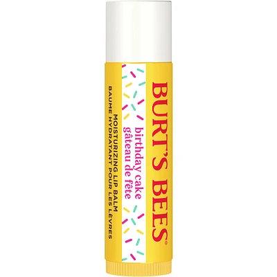 Burt's Bees 100% Natural Origin Moisturizing Lip Balm, Birthday Cake, 1 Tube