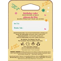 Burt's Bees 100% Natural Origin Moisturizing Lip Balm, Birthday Cake, 1 Tube