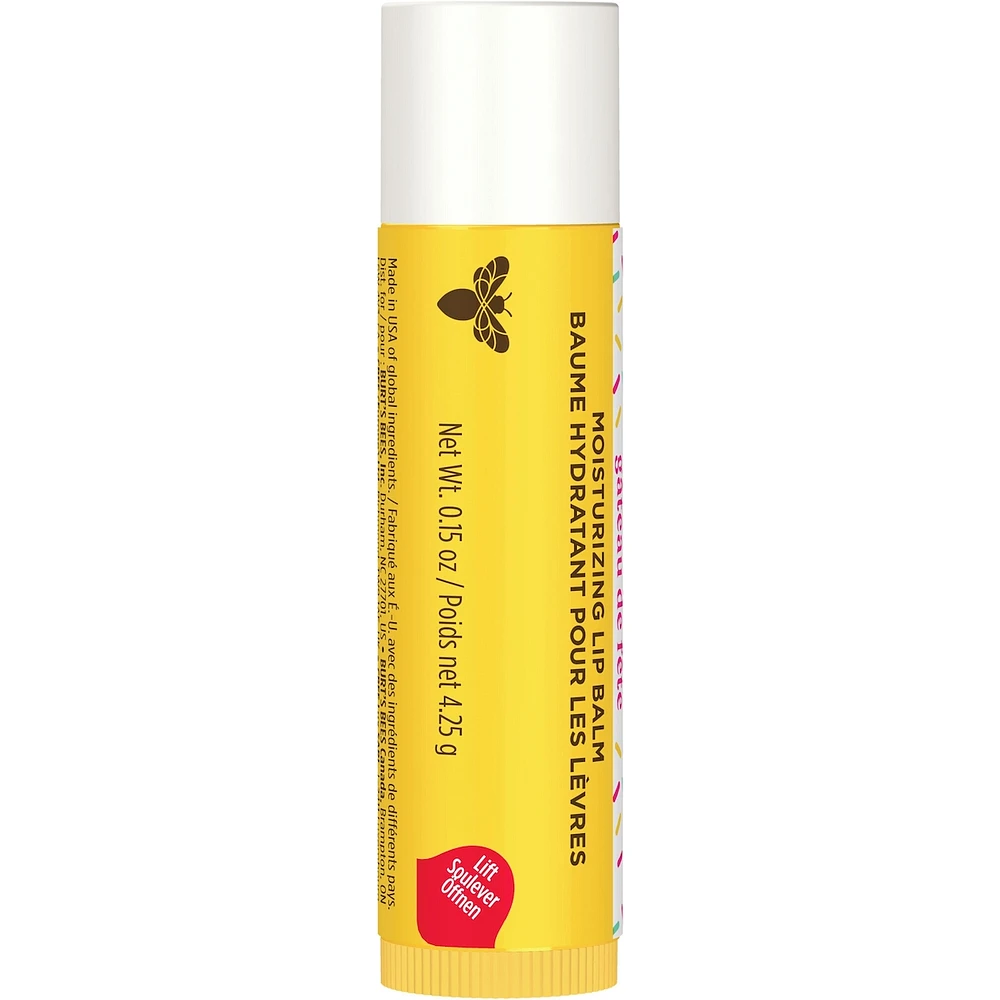 Burt's Bees 100% Natural Origin Moisturizing Lip Balm, Birthday Cake, 1 Tube