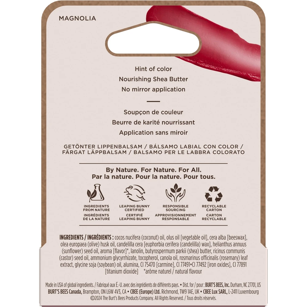 Burt's Bees 100% Natural Origin Moisturizing Tinted Lip Balm