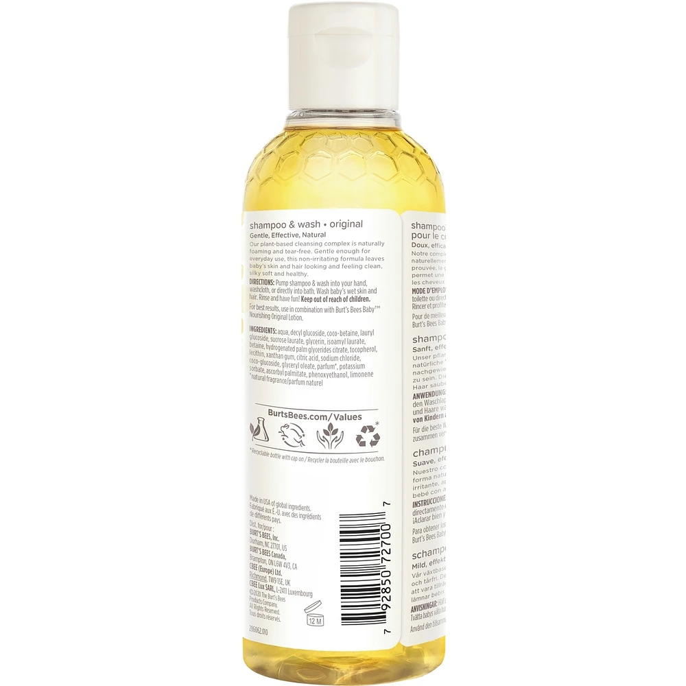 Burt’s Bees Baby Shampoo and Wash, 235 ml
