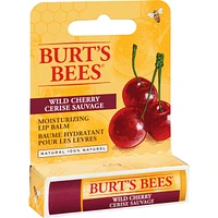 Baume hydratant pour les lèvres d’origine naturelle à 100 % à la cerise sauvage de Burt’s Bees, 1 tube