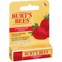 Baume hydratant pour les lèvres d’origine naturelle à 100 % à la fraise de Burt’s Bees, 1 tube