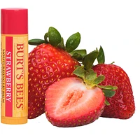 Baume hydratant pour les lèvres d’origine naturelle à 100 % à la fraise de Burt’s Bees, 1 tube