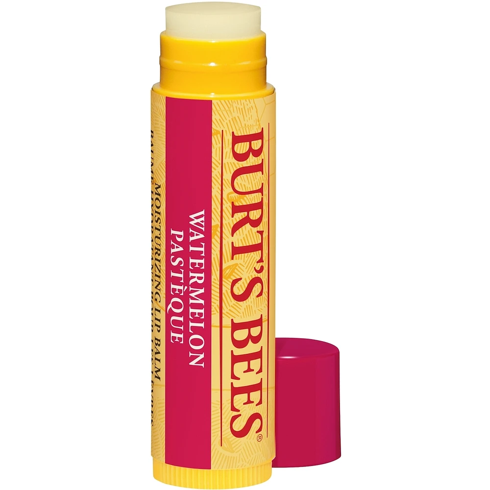 Baume hydratant pour les lèvres d’origine naturelle à 100 % de Burt’s Bees, pastèque