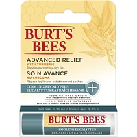 100% Natural Origin Advanced Relief Lip Balm For Extremely Dry Lips, Cooling Eucalyptus – 1 Tube
