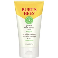 Gentle Face Scrub with Aloe for Sensitive Skin, 98.9% Natural Origin
