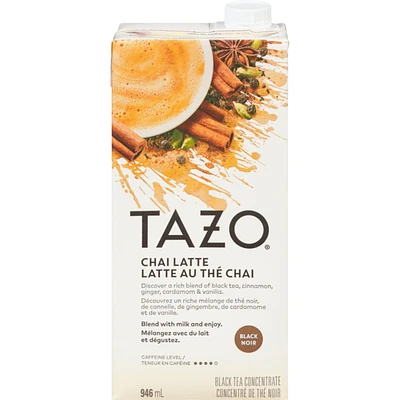 Black Tea Concentrate Chai Latte