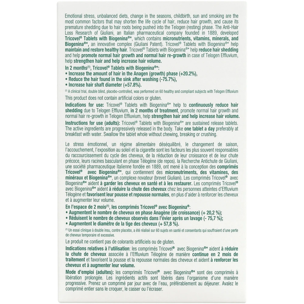 Tricovel tablets