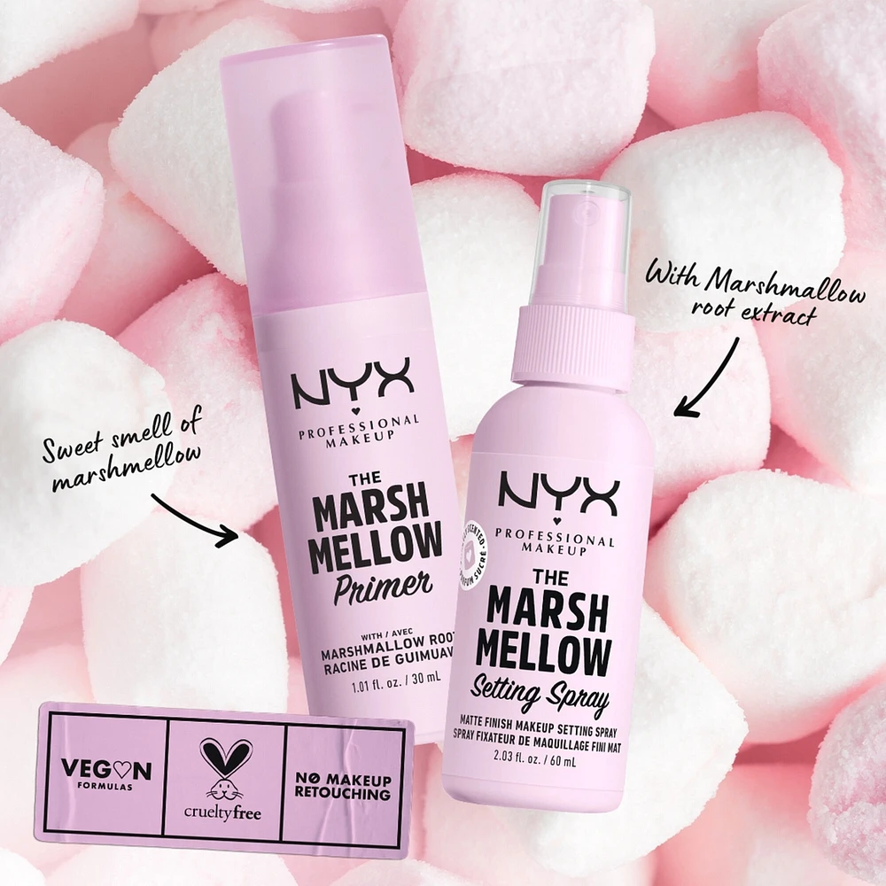 Marshmellow Smoothing Primer, Vegan Multi-Tasking Face Primer, 10-In-1 Benefits