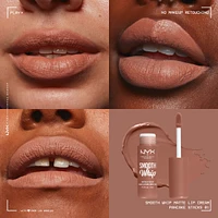 Smooth Whip, Matte Lip Cream, Shea + cocoa butter, Vegan Formula