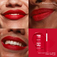 Smooth Whip, Matte Lip Cream, Shea + cocoa butter, Vegan Formula