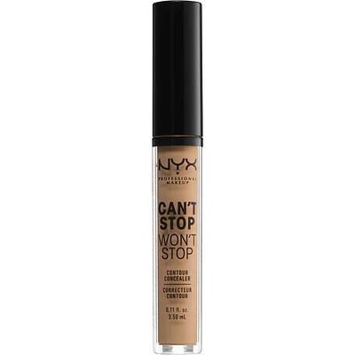 Can't Stop Won't Contour Concealer, 24h Full Coverage Matte Finish