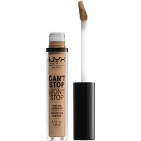 Can't Stop Won't Contour Concealer, 24h Full Coverage Matte Finish