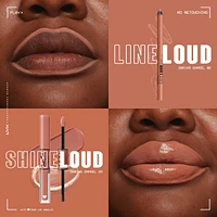 Line Loud, Waterproof Lip Pencil, Infused with Vitamin E, Vegan Formula