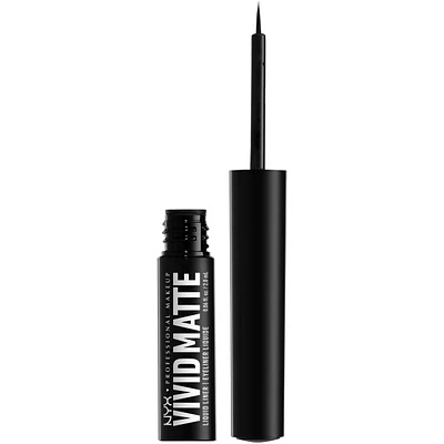 Vivid Matte, Liquid Eyeliner, Transfer resistant, Precise tip