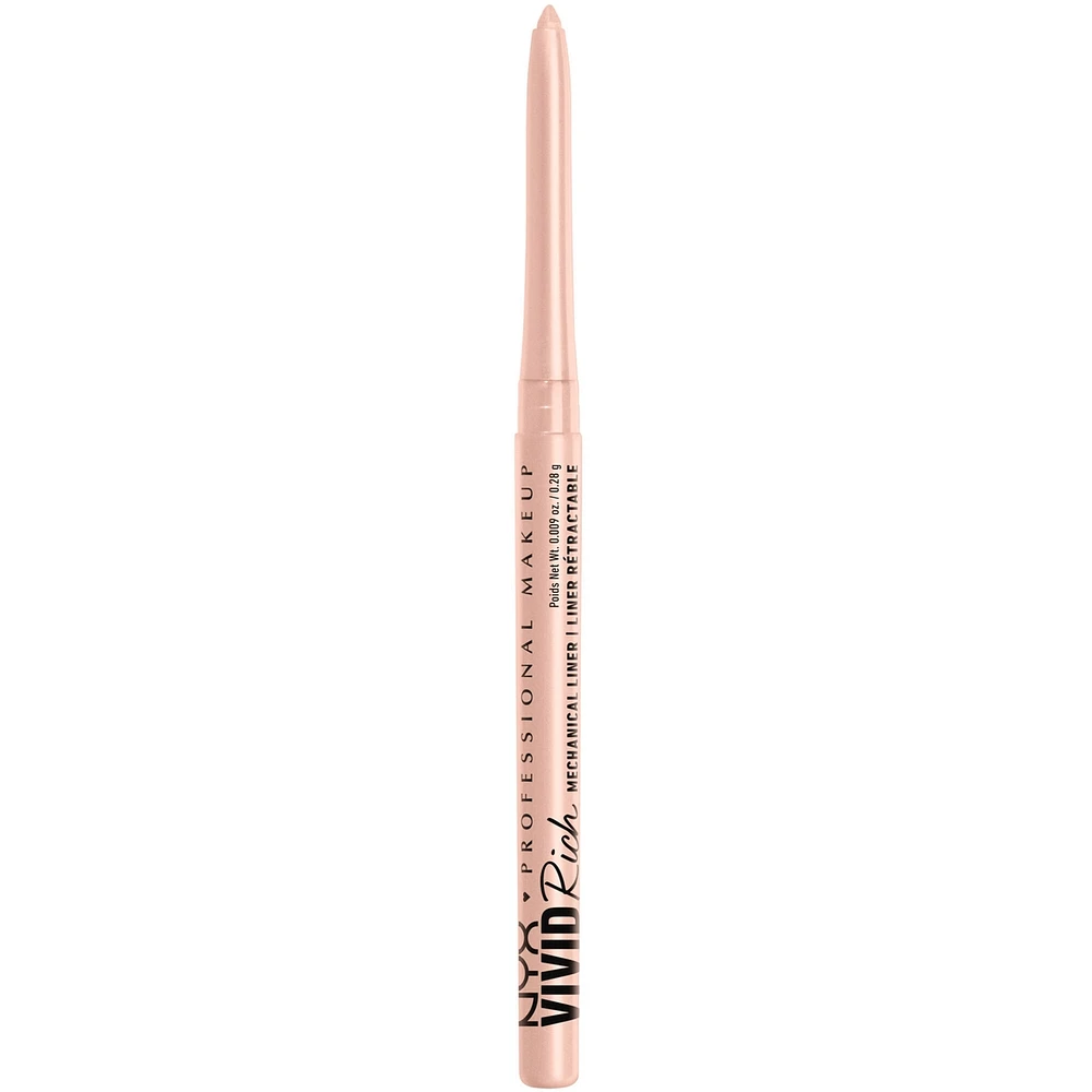 Vivid Rich Mechanical Pencil, Eyeliner, shades, Vegan Formula