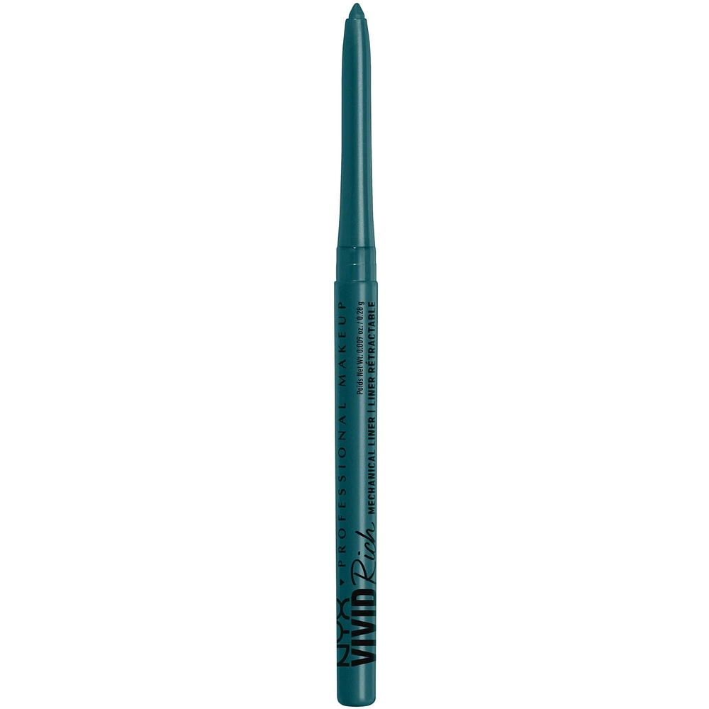 Vivid Rich Mechanical Pencil, Eyeliner, shades, Vegan Formula