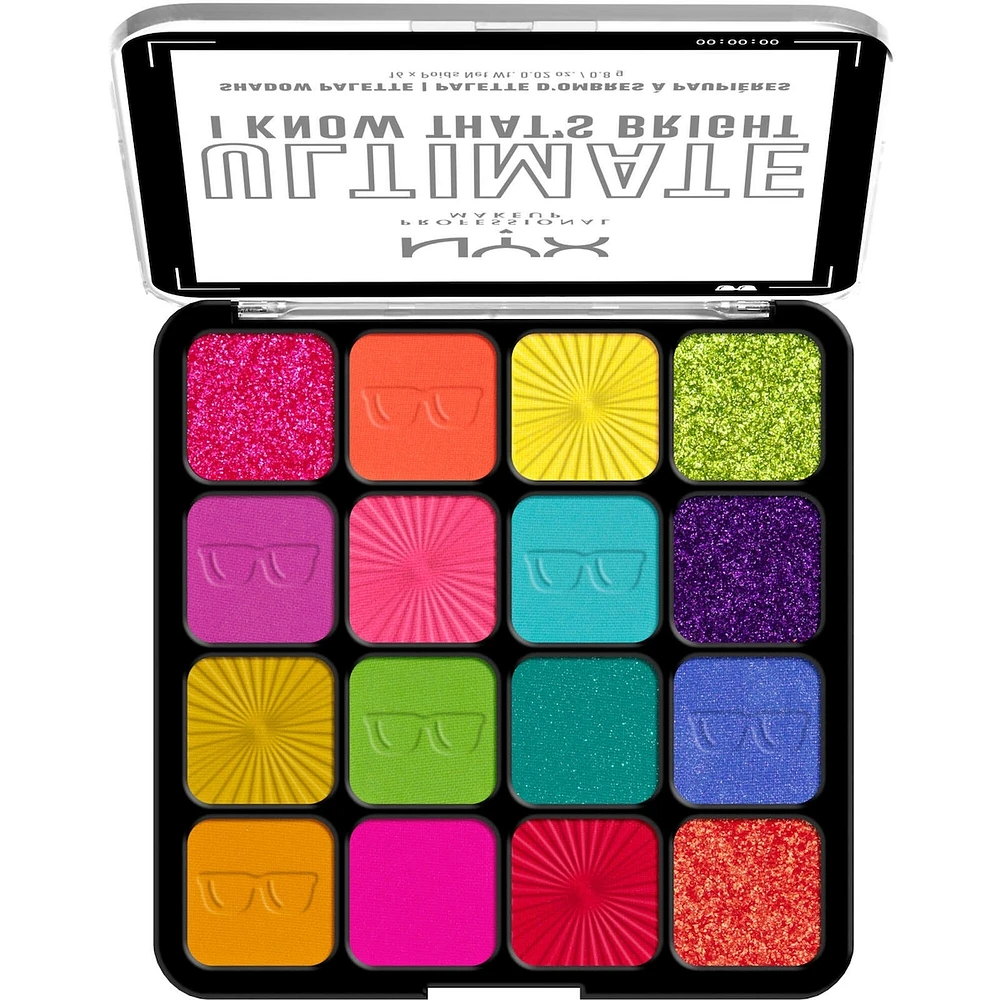 Ultimate Shadow Palette, 16-Shade Eyeshadow Vegan Formula