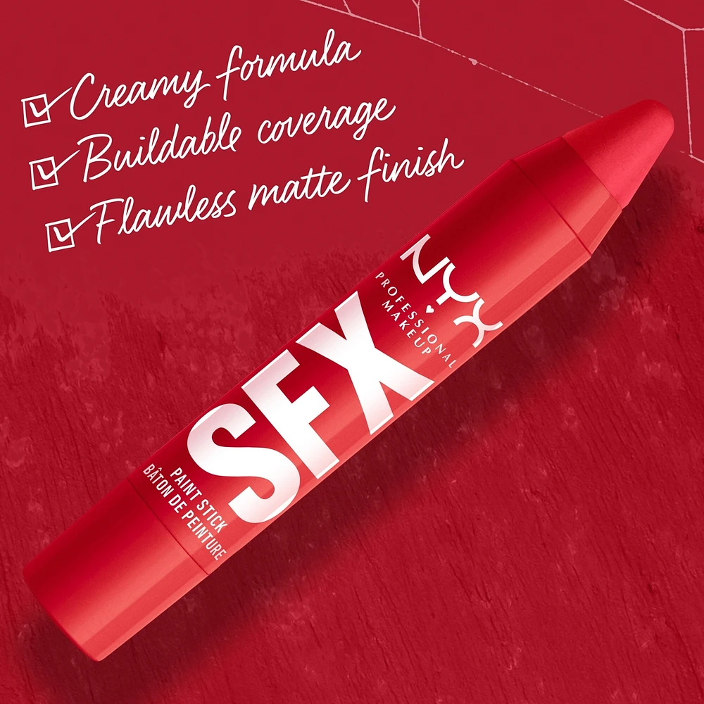 SFX Face & Body Paint Sticks, Halloween Limited Edition, Creamy formula, Matte Finish
