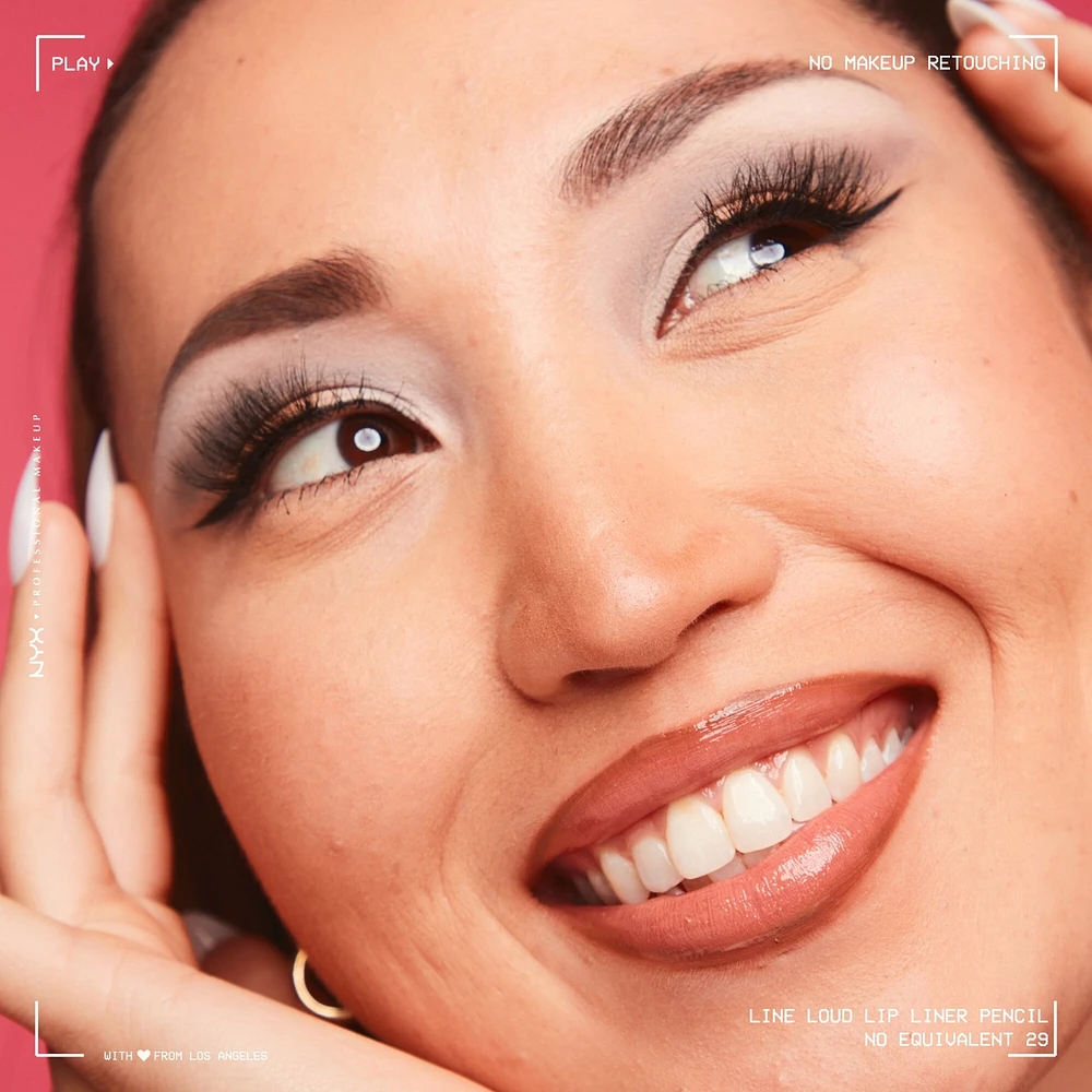 Line Loud, Waterproof Lip Pencil, Infused with Vitamin E, Vegan Formula