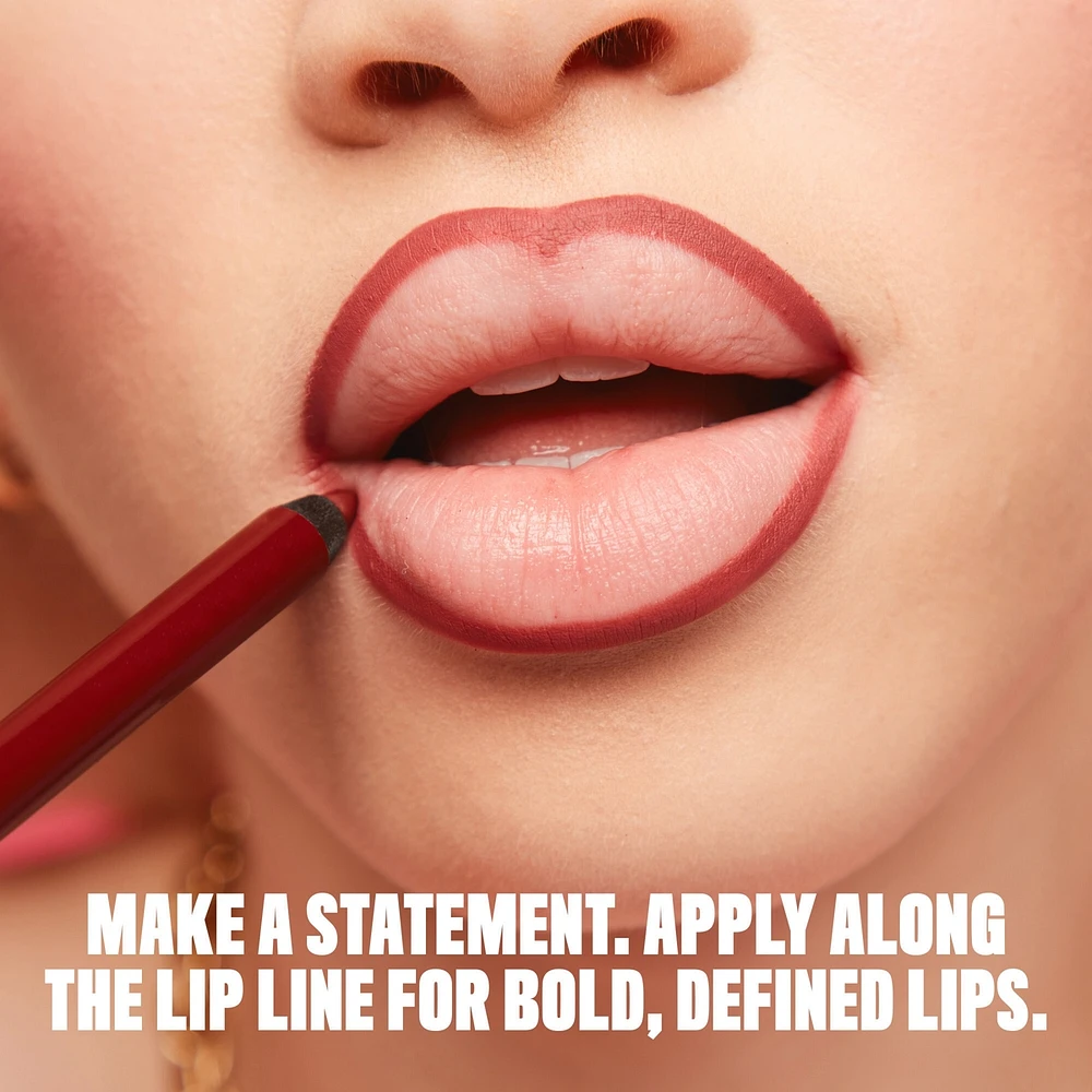 Line Loud, Waterproof Lip Pencil, Infused with Vitamin E, Vegan Formula