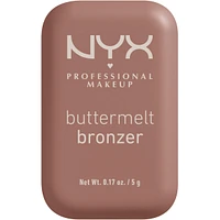 Buttermelt Bronzer, Powder 12 HR Wear, Fade Resistant & Transfer Resistant, Infused with Shea Butter