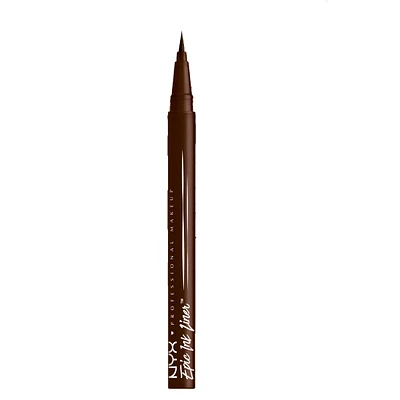 Epic Ink Liner, Waterproof Liquid Eyeliner, Flake Resistant & Smudge-Proof Formula, Flexible Brush Tip, Intense Pigment, Matte Finish