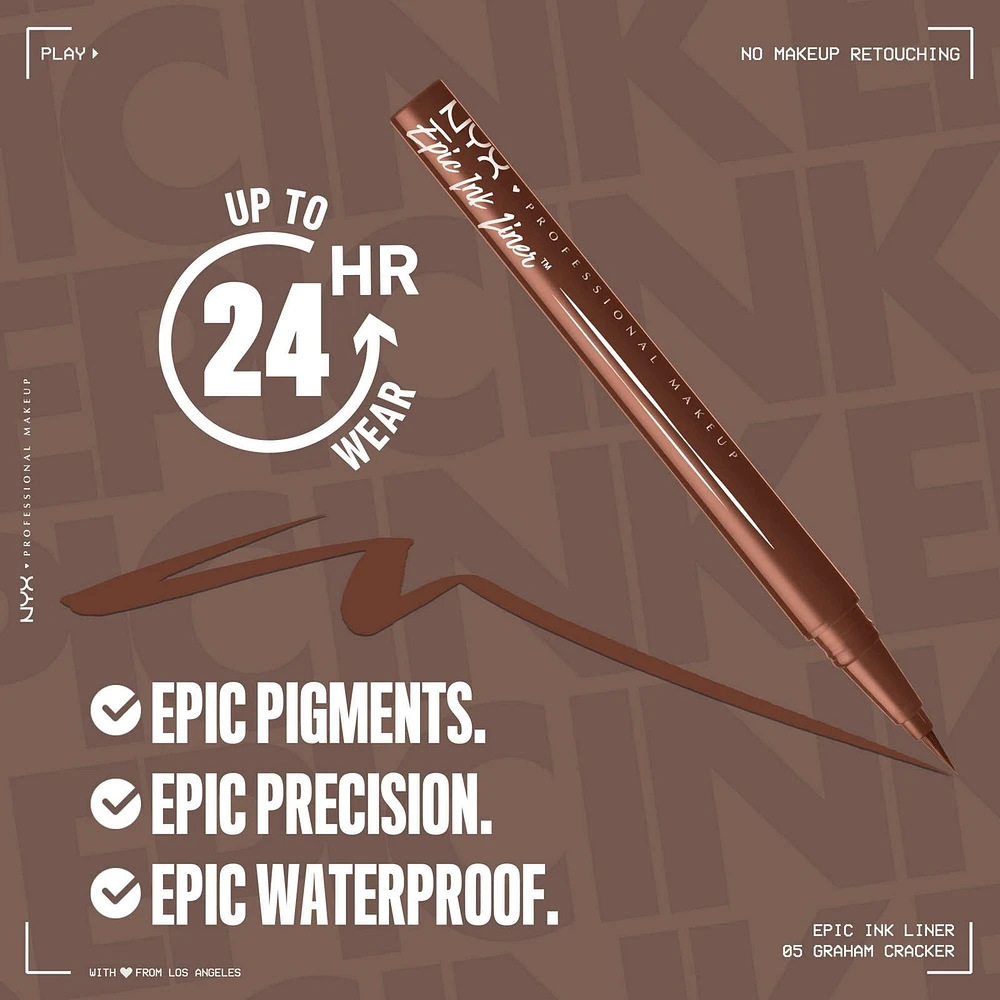 Epic Ink Liner, Waterproof Liquid Eyeliner