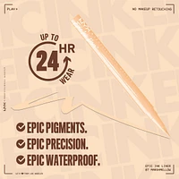 Epic Ink Liner, Waterproof Liquid Eyeliner, Flake Resistant & Smudge-Proof Formula, Flexible Brush Tip, Intense Pigment, Matte Finish