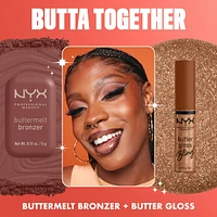 Butter Gloss Bling Lip Gloss, Non- Sticky High Shine, Universally Flattering