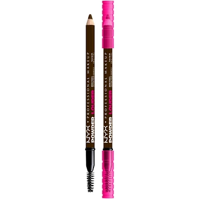 Powder Louder, Brow Pencil, 12HR Wear, Buildable Thickening Micro-Fibers, Soft Matte Pigments, Natural Look, Vegan Formula