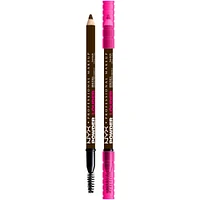 Powder Louder, Brow Pencil, 12HR Wear, Buildable Thickening Micro-Fibers, Soft Matte Pigments, Natural Look, Vegan Formula