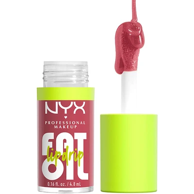 Fat Oil Lip Drip, Gloss, 12 HR Hydration, Non-sticky, High Shine Finish, Comfortable wear, Vegan Formula