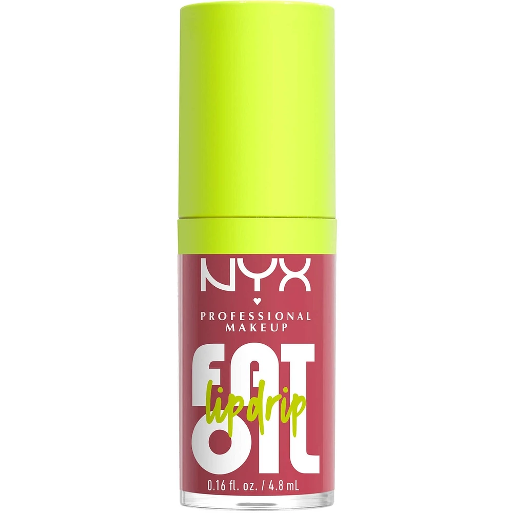 Fat Oil Lip Drip, Gloss, 12 HR Hydration, Non-sticky, High Shine Finish, Comfortable wear, Vegan Formula
