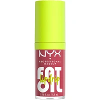 Fat Oil Lip Drip, Gloss, 12 HR Hydration, Non-sticky, High Shine Finish, Comfortable wear, Vegan Formula